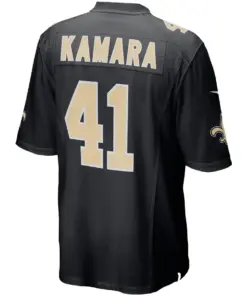 Alvin Kamara New Orleans Saints Nike Event Game Jersey - Black - Image 3