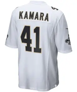 Alvin Kamara New Orleans Saints Nike Event Game Jersey - White - Image 3