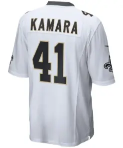 Alvin Kamara New Orleans Saints Nike Game Jersey - White - Image 3