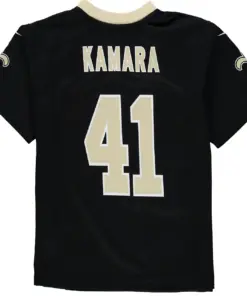 Alvin Kamara New Orleans Saints Nike Preschool Player Game Jersey - Black - Image 3