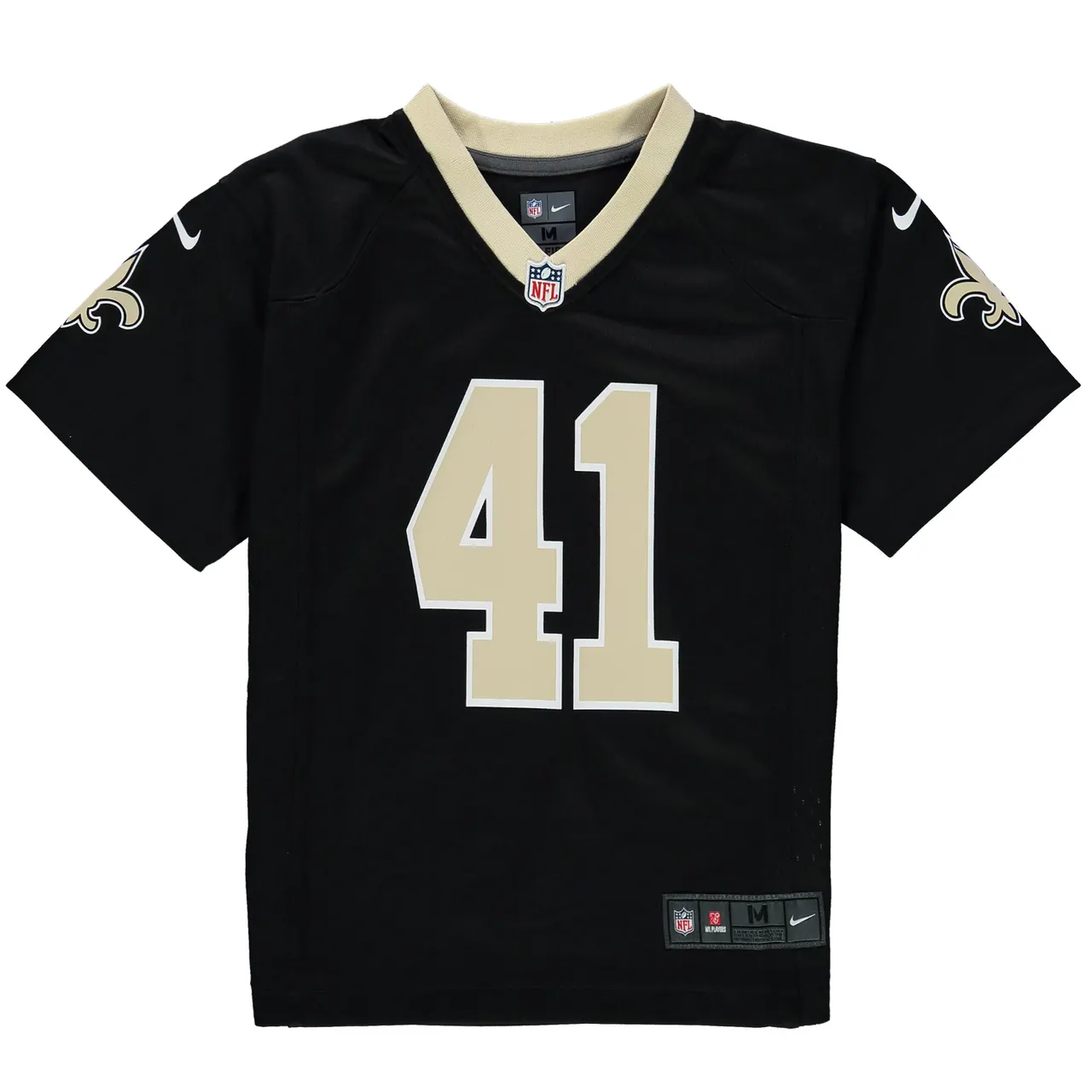 Alvin Kamara New Orleans Saints Nike Preschool Player Game Jersey - Black - Image 2