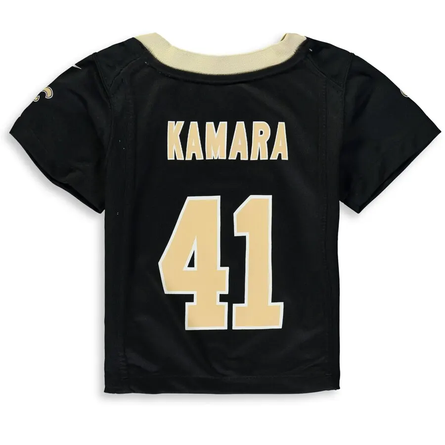 Alvin Kamara New Orleans Saints Nike Toddler Player Game Jersey - Black - Image 3