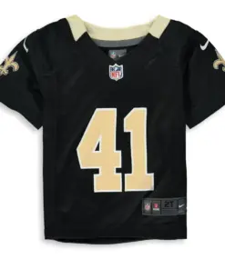 Alternative view of Alvin Kamara New Orleans Saints Nike Toddler Player Game Jersey - Black