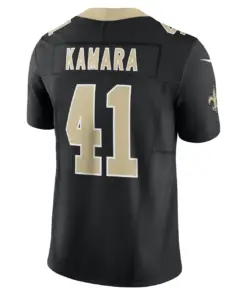 Alvin Kamara New Orleans Saints Nike Vapor F.U.S.E. Limited Jersey - Black - Image 4