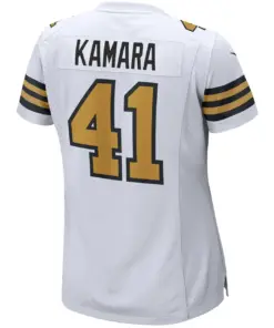 Alvin Kamara New Orleans Saints Nike Women's Game Player Jersey - Black - Image 7