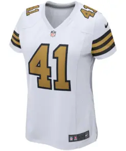 Alvin Kamara New Orleans Saints Nike Women's Game Player Jersey - Black - Image 6