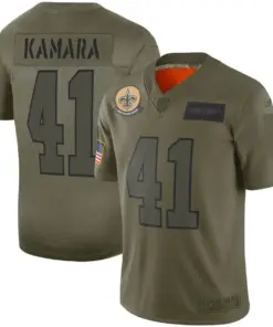 Alvin Kamara New Orleans Saints Nike Youth 2019 Salute to Service Game Jersey - Olive