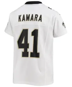 Alvin Kamara New Orleans Saints Nike Youth Game Jersey - Black - Image 7
