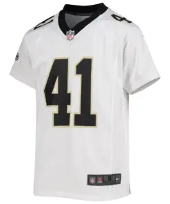 Alvin Kamara New Orleans Saints Nike Youth Game Jersey - Black - Image 6