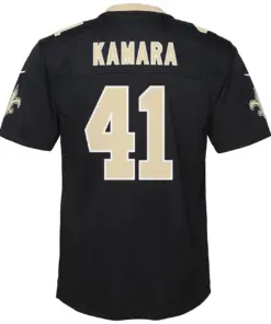 Alvin Kamara New Orleans Saints Nike Youth Game Jersey - White - Image 7