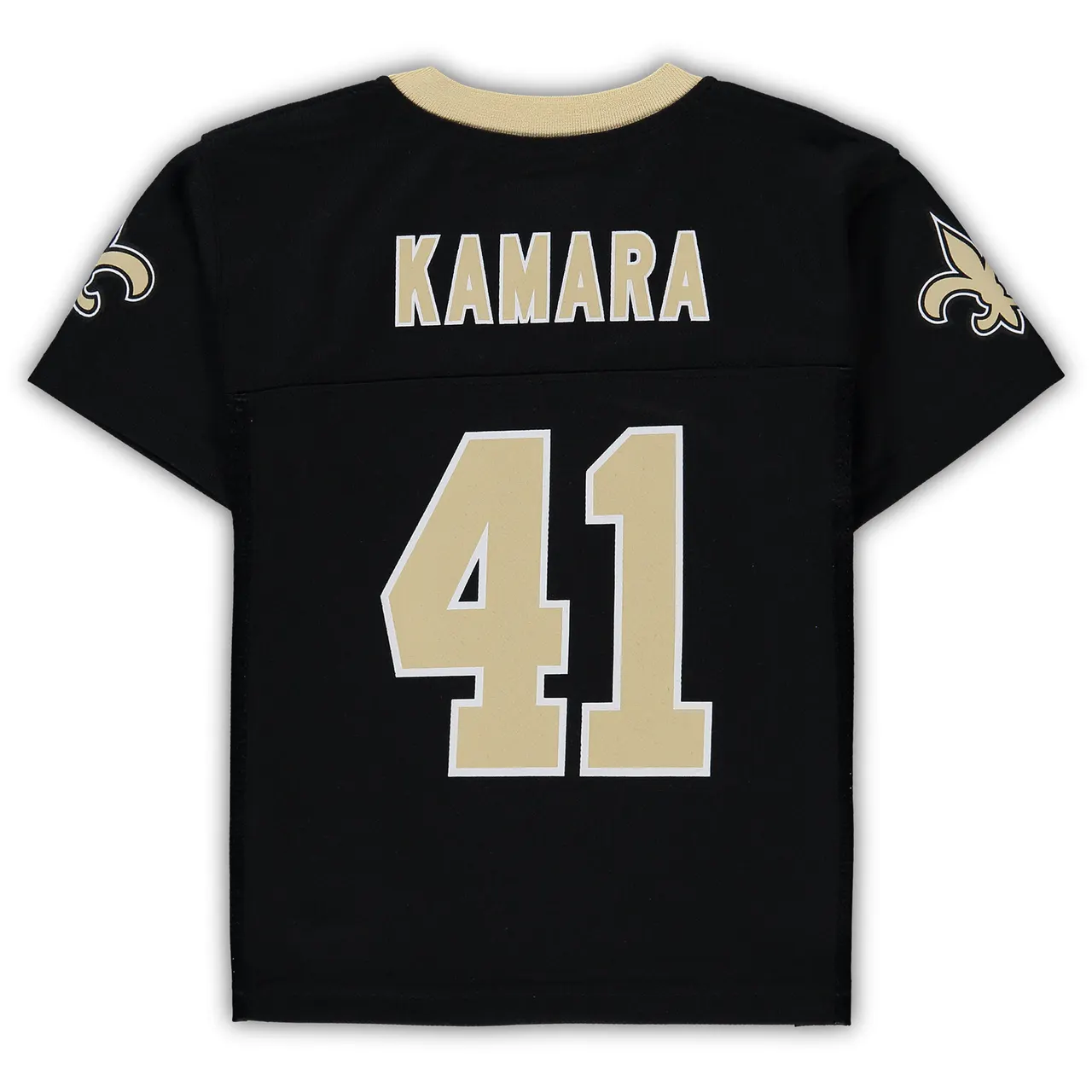 Alvin Kamara New Orleans Saints Nike Preschool Replica Player Jersey - Black - Image 4