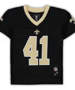 Alvin Kamara New Orleans Saints Nike Preschool Replica Player Jersey - Black - Image 3