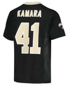 Alvin Kamara New Orleans Saints Fanatics Youth Replica Player Jersey - Black - Image 4