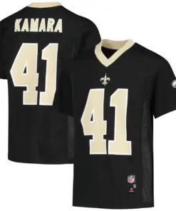 Alvin Kamara New Orleans Saints Fanatics Youth Replica Player Jersey - Black