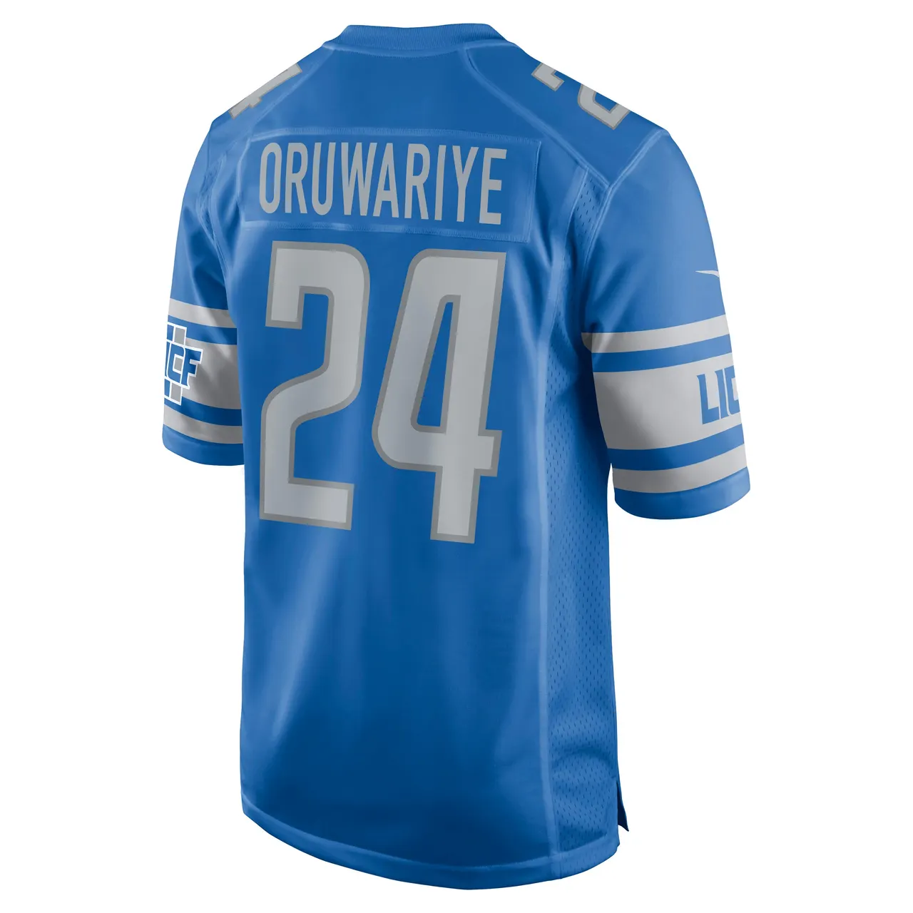Amani Oruwariye Detroit Lions Nike Game Jersey - Royal Blue - Image 4