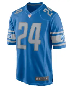 Amani Oruwariye Detroit Lions Nike Game Jersey - Royal Blue - Image 3