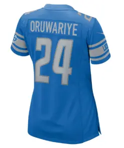 Amani Oruwariye Detroit Lions Nike Women's Game Jersey - Royal Blue - Image 4