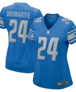 Alternative view of Amani Oruwariye Detroit Lions Nike Women's Game Jersey - Royal Blue
