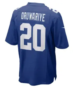 Amani Oruwariye New York Giants Nike Game Jersey - Royal Blue - Image 4