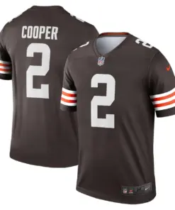 Alternative view of Amari Cooper Cleveland Browns Nike Legend Jersey - Brown