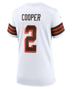 Amari Cooper Cleveland Browns Nike Women's Alternate Game Jersey - White - Image 4