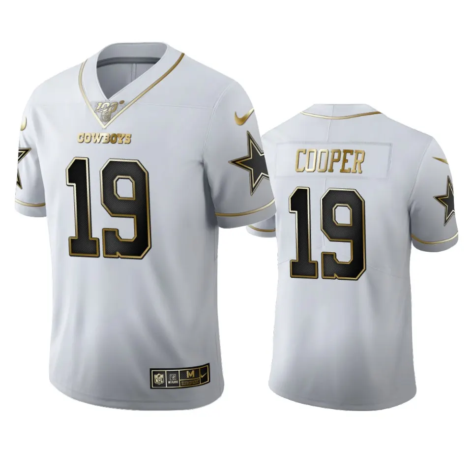 Amari Cooper Dallas Cowboys Nike 100th Season Golden Edition Jersey - White