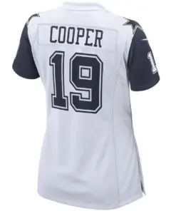 Amari Cooper Dallas Cowboys Nike Women's Alternate Game Jersey - White - Image 4