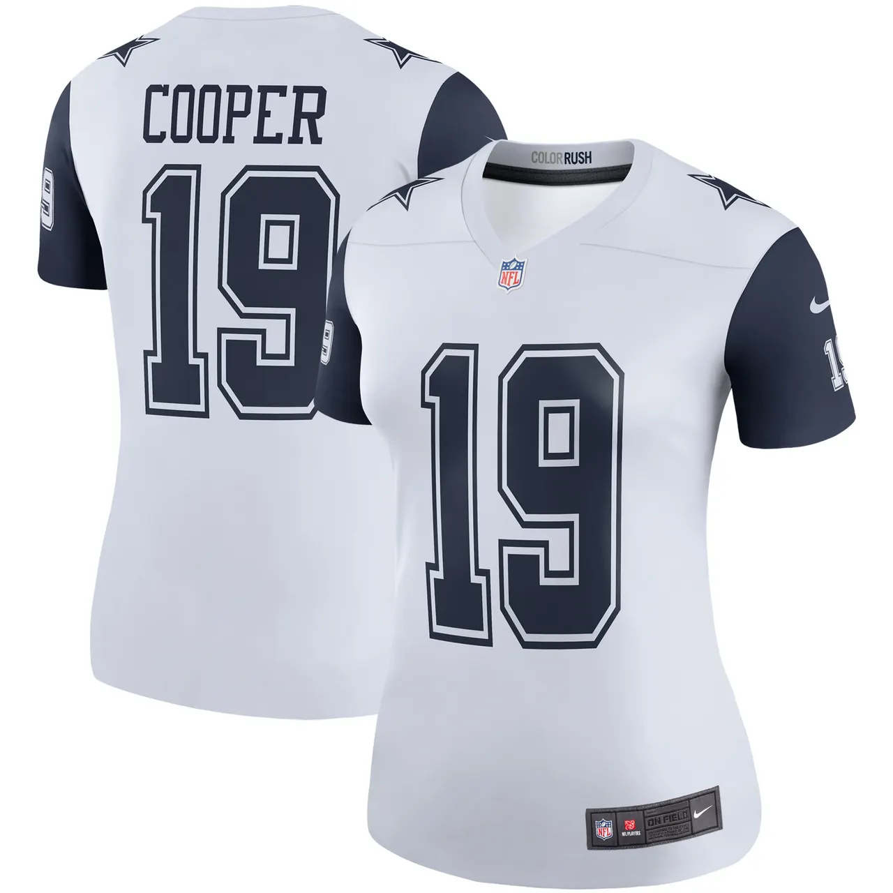 Amari Cooper Dallas Cowboys Nike Women's Color Rush Legend Player Jersey - White - Image 2