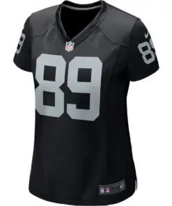 Alternative view of Amari Cooper Las Vegas Raiders Nike Girls Youth Game Jersey - Black