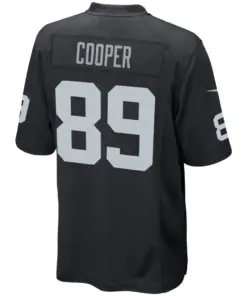 Amari Cooper Las Vegas Raiders Nike Youth 2015 Game Jersey - Black - Image 3
