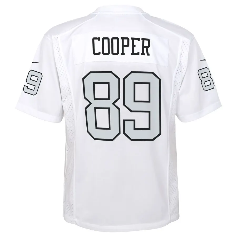 Amari Cooper Las Vegas Raiders Nike Youth Color Rush Game Jersey - White - Image 3