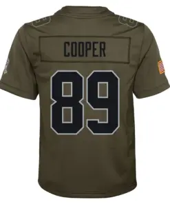 Amari Cooper Las Vegas Raiders Nike Youth Salute to Service Game Jersey - Olive - Image 3