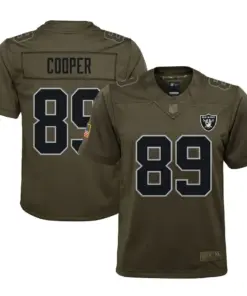 Amari Cooper Las Vegas Raiders Nike Youth Salute to Service Game Jersey - Olive