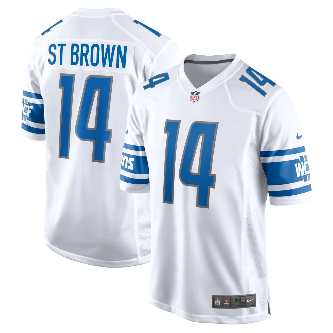 Amon-Ra St. Brown Detroit Lions Nike Player Game Jersey - Royal Blue - Image 8
