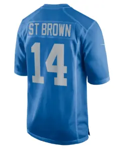 Amon-Ra St. Brown Detroit Lions Nike Player Game Jersey - White - Image 7