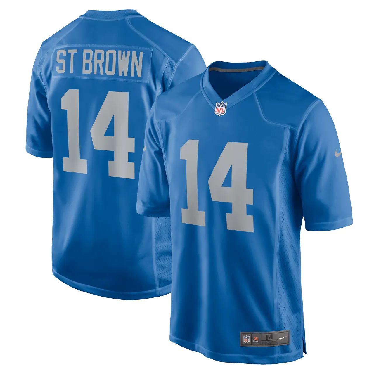Amon-Ra St. Brown Detroit Lions Nike Player Game Jersey - White - Image 12