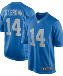 Amon-Ra St. Brown Detroit Lions Nike Player Game Jersey - White - Image 10
