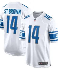 Amon-Ra St. Brown Detroit Lions Nike Player Game Jersey - White