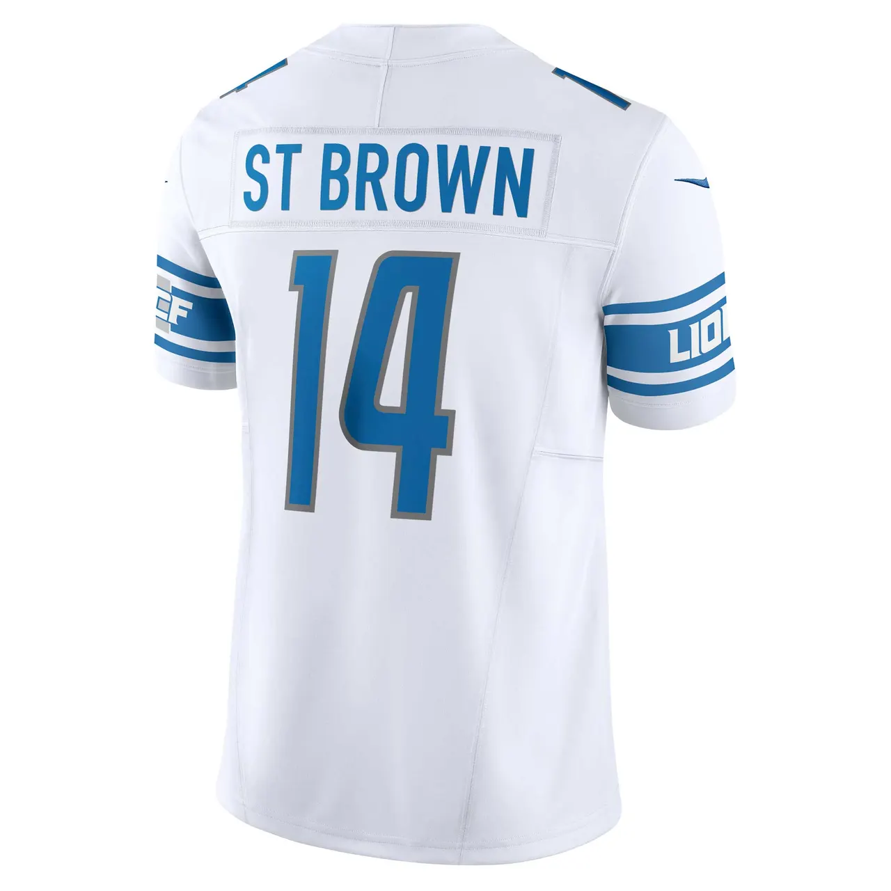 Amon-Ra St. Brown Detroit Lions Nike Vapor F.U.S.E. Limited Jersey - Silver - Image 10