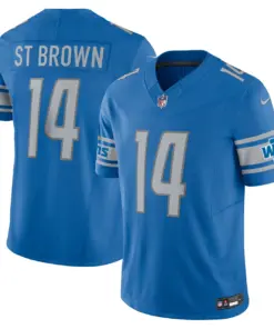 Amon-Ra St. Brown Detroit Lions Nike Vapor F.U.S.E. Limited Jersey - White - Image 5