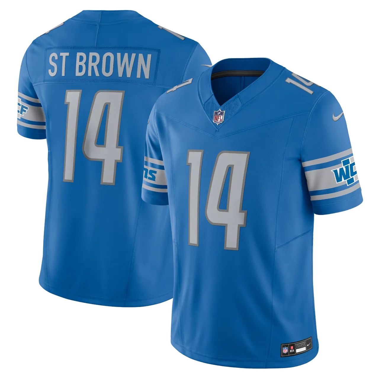 Amon-Ra St. Brown Detroit Lions Nike Vapor F.U.S.E. Limited Jersey - White - Image 15