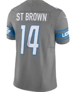 Amon-Ra St. Brown Detroit Lions Nike Vapor F.U.S.E. Limited Jersey - White - Image 10