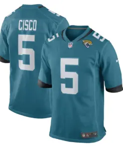 Andre Cisco Jacksonville Jaguars Nike Game Player Jersey - Teal