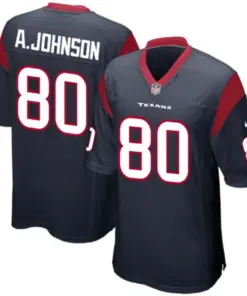 Andre Johnson Houston Texans Nike Youth Team Color Game Jersey - Navy Blue