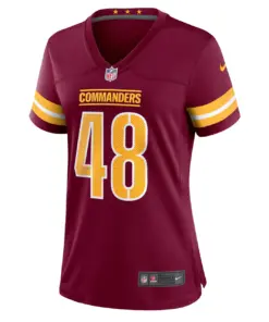 Andre Jones Jr. Washington Commanders Nike Women's Team Game Jersey - Burgundy - Image 3