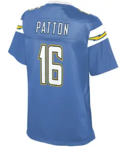 Andre Patton Los Angeles Chargers NFL Pro Line Women's Team Player Jersey - Powder Blue - Image 3