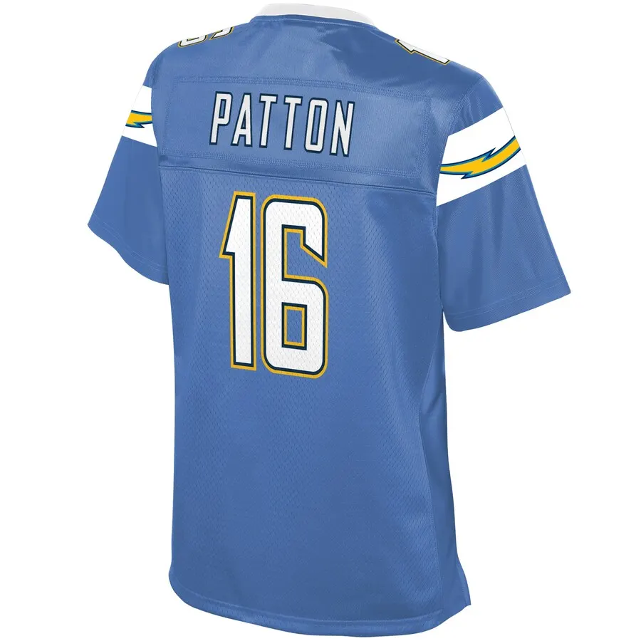 Andre Patton Los Angeles Chargers NFL Pro Line Women's Team Player Jersey - Powder Blue - Image 3