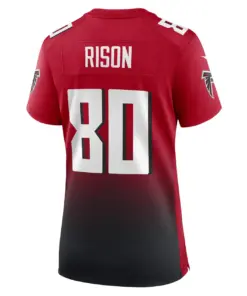 Andre Rison Atlanta Falcons Nike Women's Retired Player Jersey - Red - Image 13