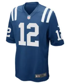 Alternative view of Andrew Luck Indianapolis Colts Nike Team Game Jersey - Royal/White