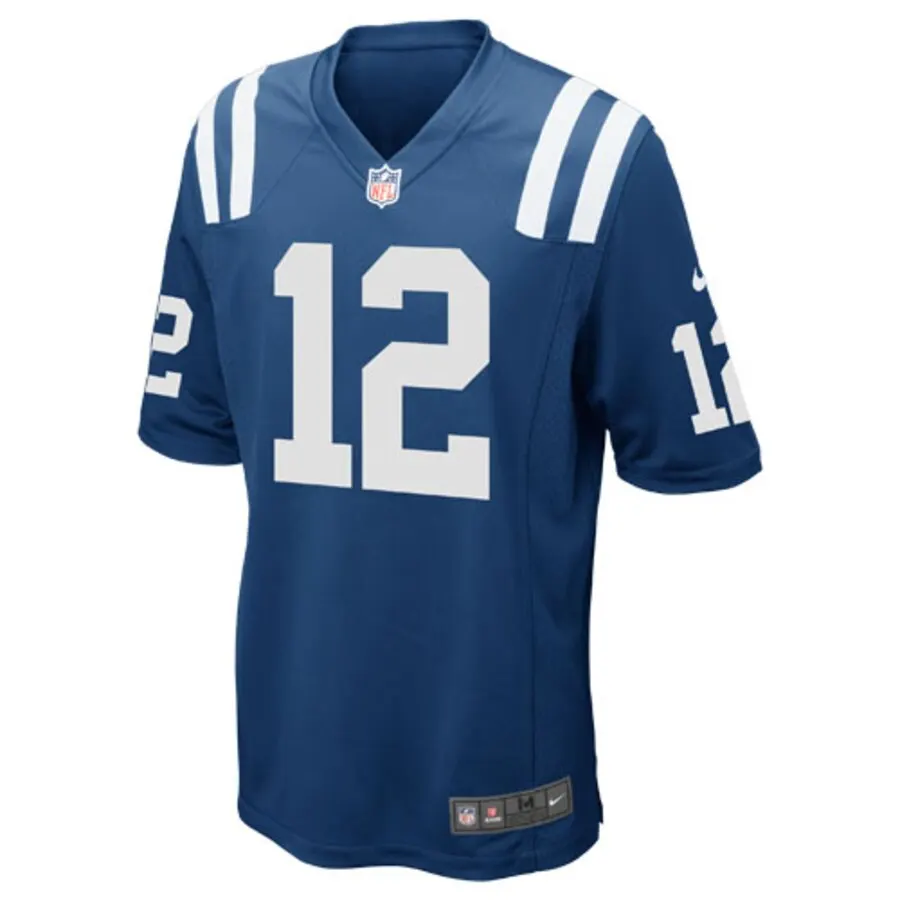 Andrew Luck Indianapolis Colts Nike Team Game Jersey - Royal/White - Image 2
